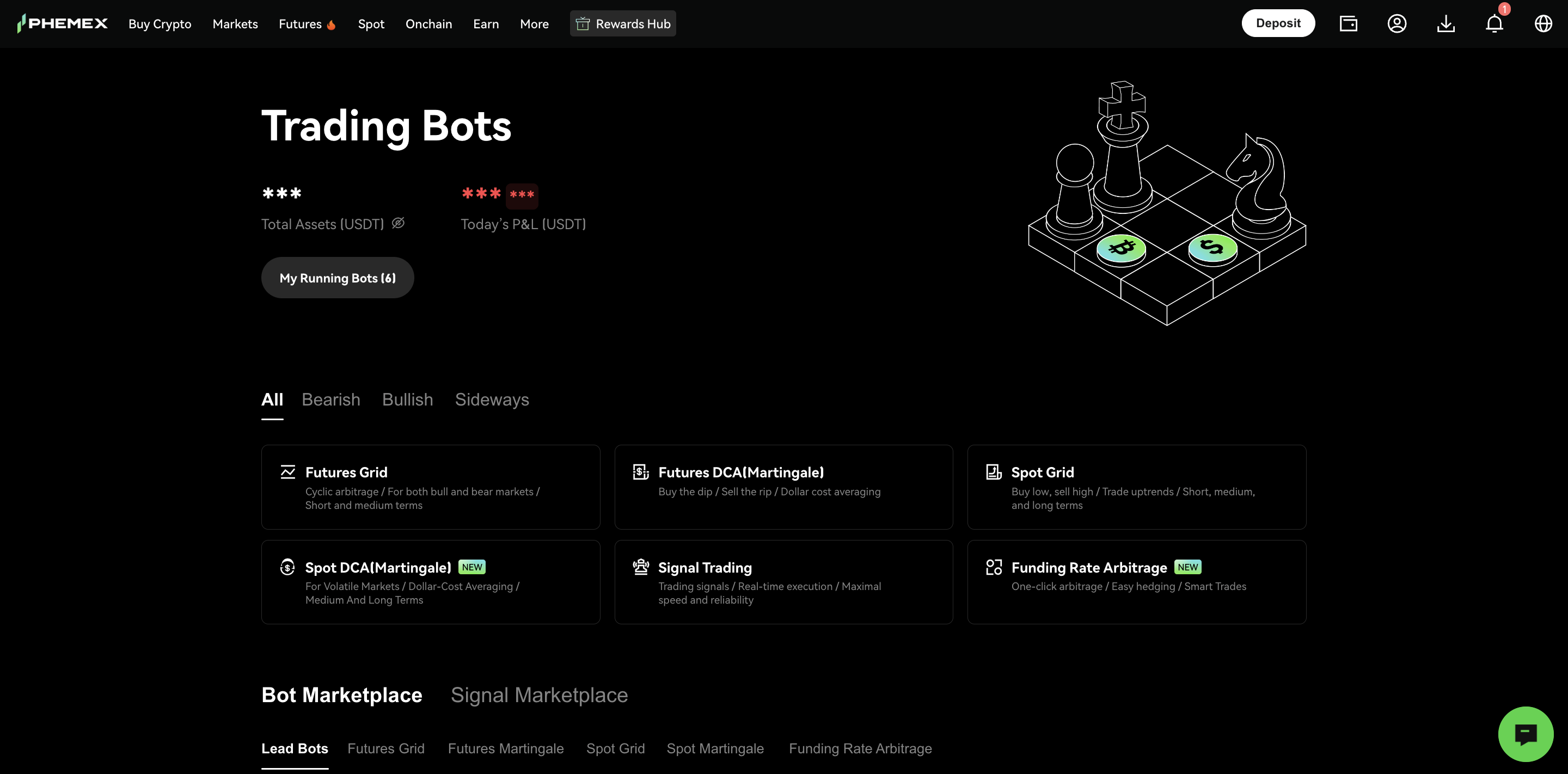 Trading Bots on Phemex