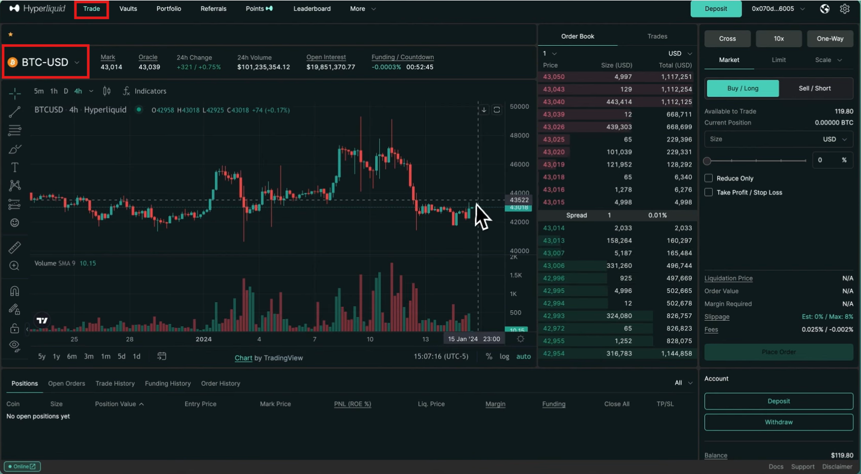 Hyperliquid Futures Trading