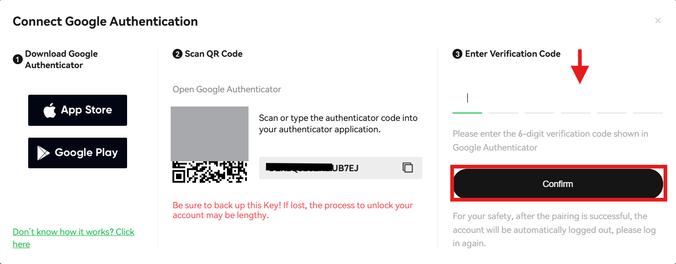 connect Google Authenticator