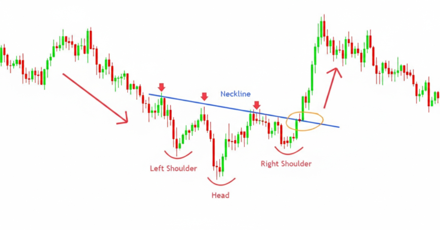 The Inverse Head and Shoulders Pattern