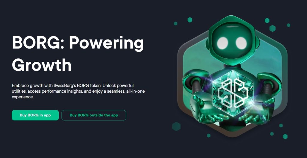 SwissBorg native token BORG