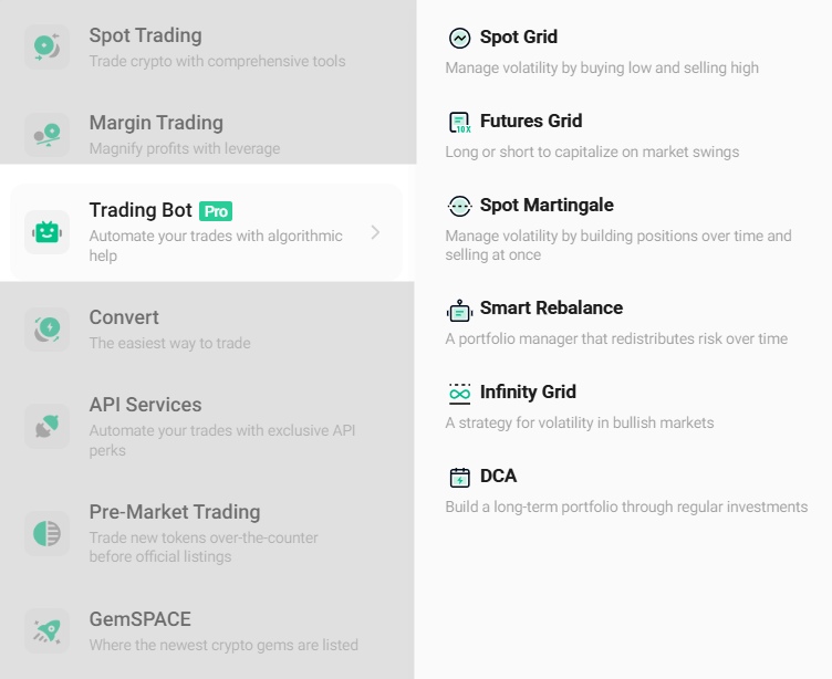 Trading bots on KuCoin Exchange