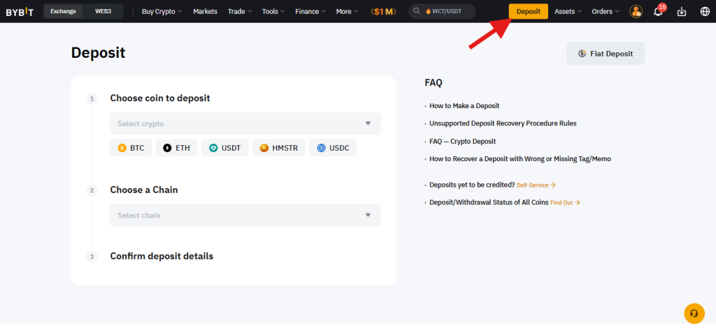 Bybit Crypto Deposit review Bybit Crypto Deposit review