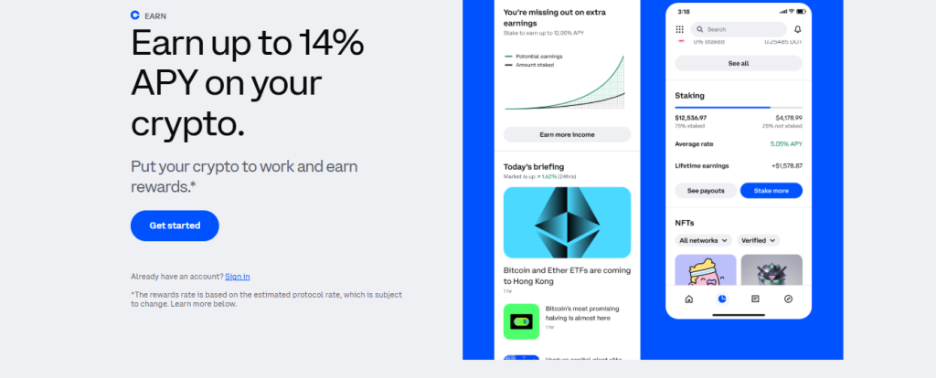 Coinbase Earn