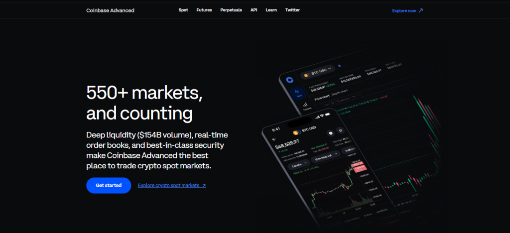 Coinbase spot trading