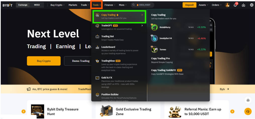 Bybit copy trading