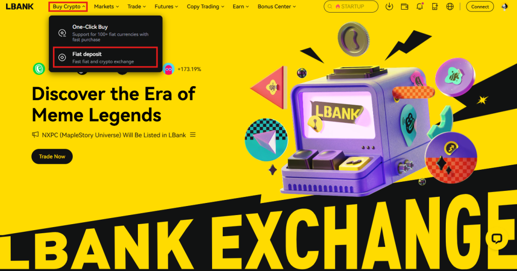 LBank Fiat deposit Tutorial