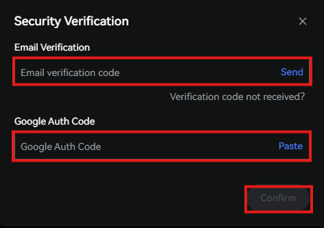 LBank Withdrawal Tutorial: Security Verification