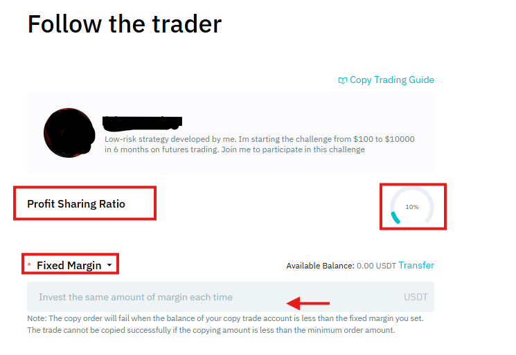 BitMart copy trading page