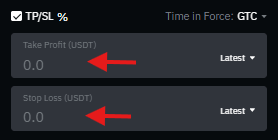 BitMart futures trading TP/SL