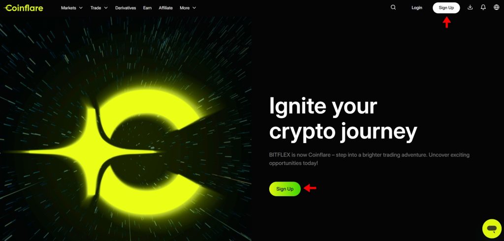 Coinflare exchange tutorial