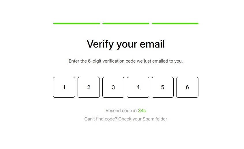 Coinflare tutorial: Verify email