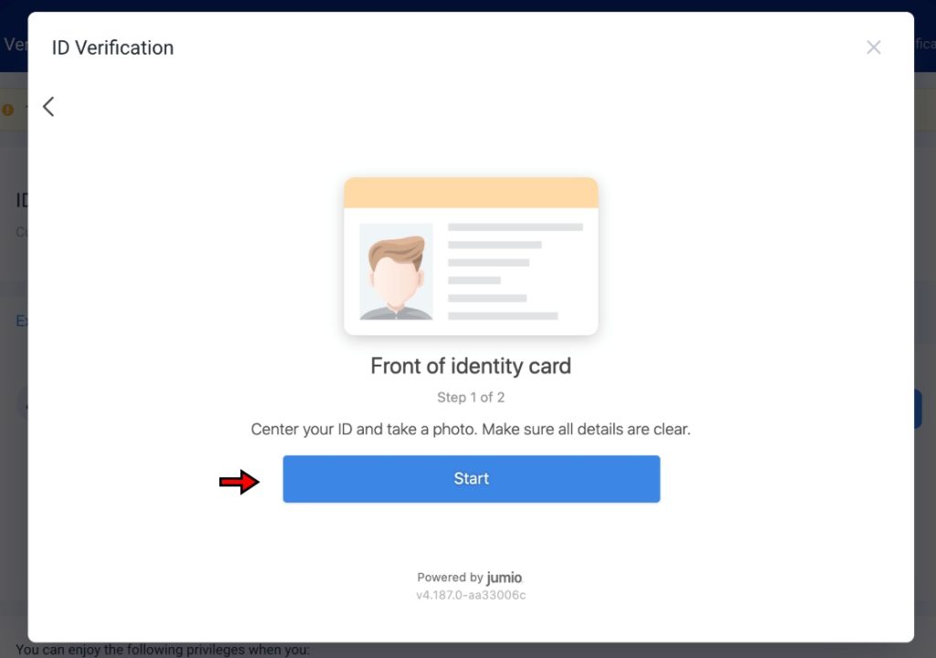 HTX KYC Tutorial: Upload documents