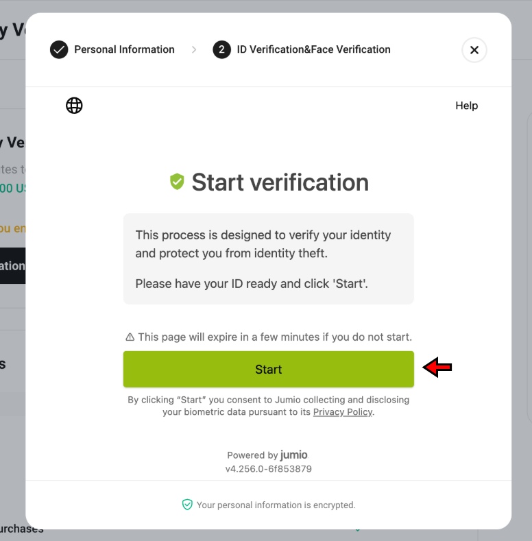 KuCoin KYC Tutorial: Start the verification process