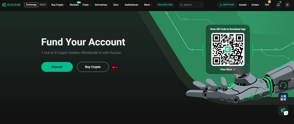 KuCoin Buy Crypto with Credit/Debit Cart Tutorial