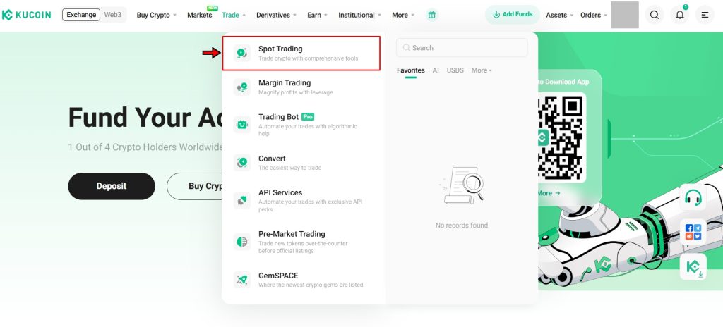 KuCoin Spot Trading Tutorial