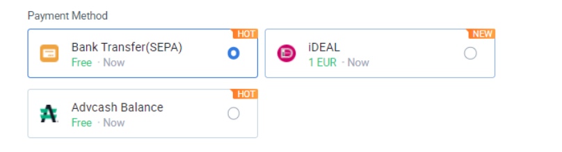 HTX Crypto Deposit Tutorial: Payment methods