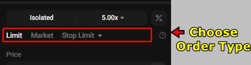 KuCoin Futures/Margin Trading Tutorial: Choose an Order Type