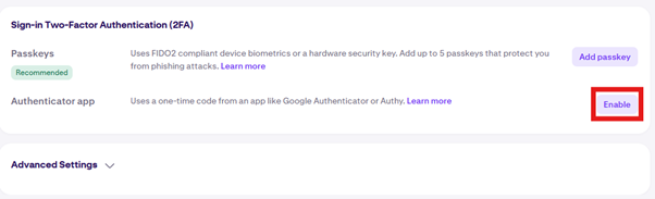 Kraken Tutorial: 2FA Authenticator