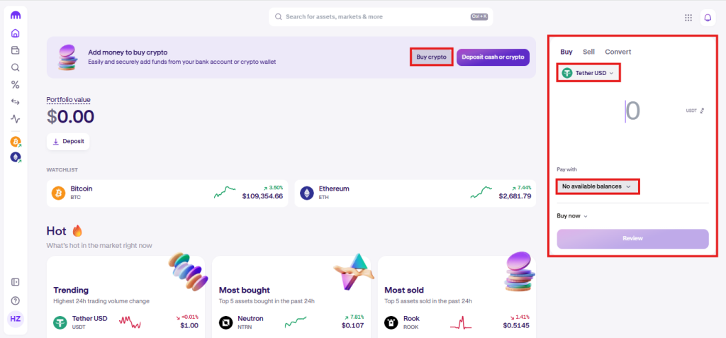 Kraken Exchange Tutorial: buy crypto with fiat