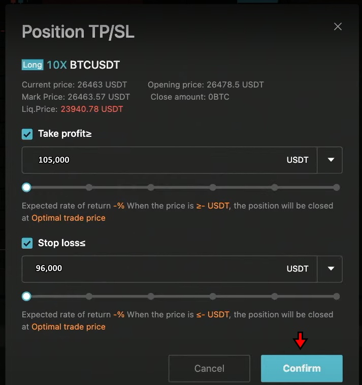 Bitget Futures Trading Tutorial: Add TP & SL