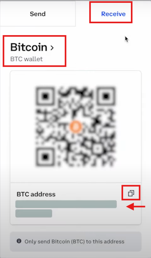 Coinbase deposit tutorial: details