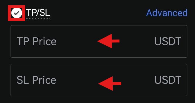 LBank App Futures trading tutorial: Add TP/SL