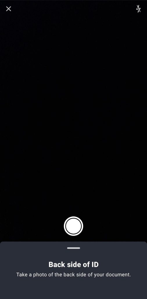 LBank App KYC Tutorial: ID back photo