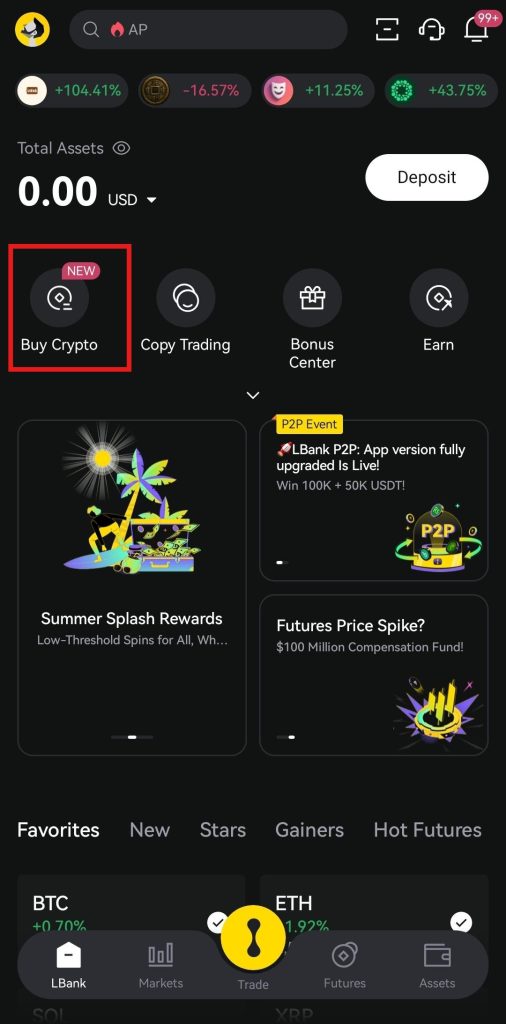 LBank App P2P trading Tutorial