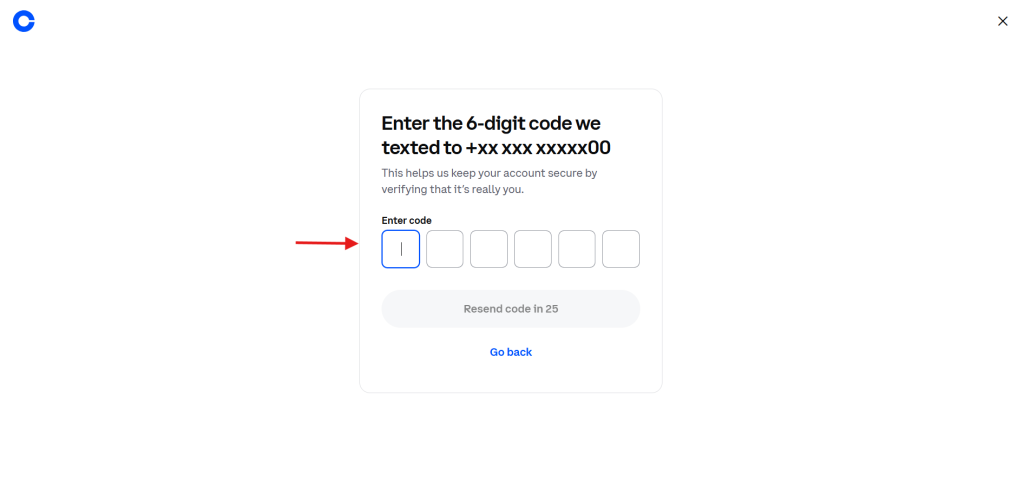 Coinbase Exchange Tutorial: sign-in mobile code