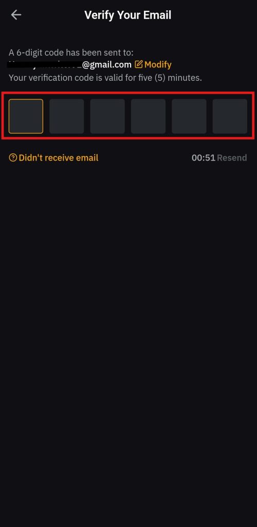 Bybit App Tutorial: sign-up verification code