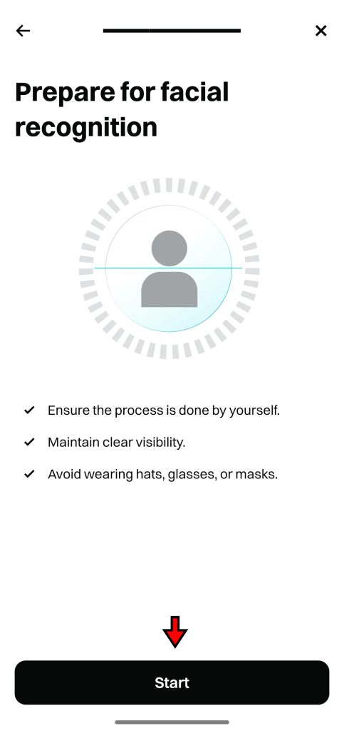 Bitget App KYC Tutorial: Facial verification