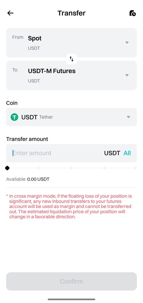 Bitget App Futures Trading Tutorial: Funds transfer