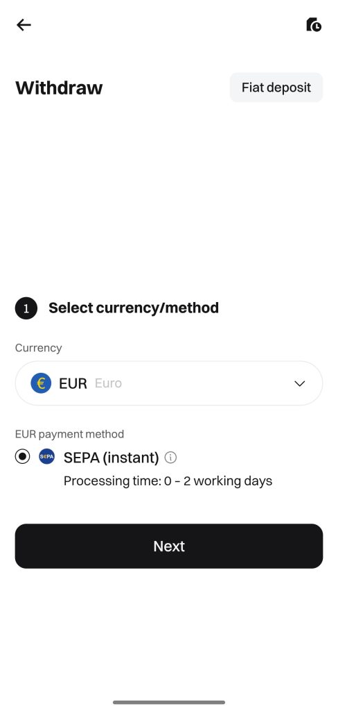 Bitget App Fiat Withdrawal Tutorial: Fiat withdrawal options