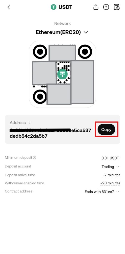 OKX App Deposit Tutorial: Deposit address