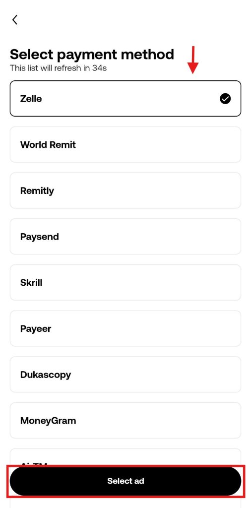 OKX App Buy Crypto Tutorial: Express buy payment method