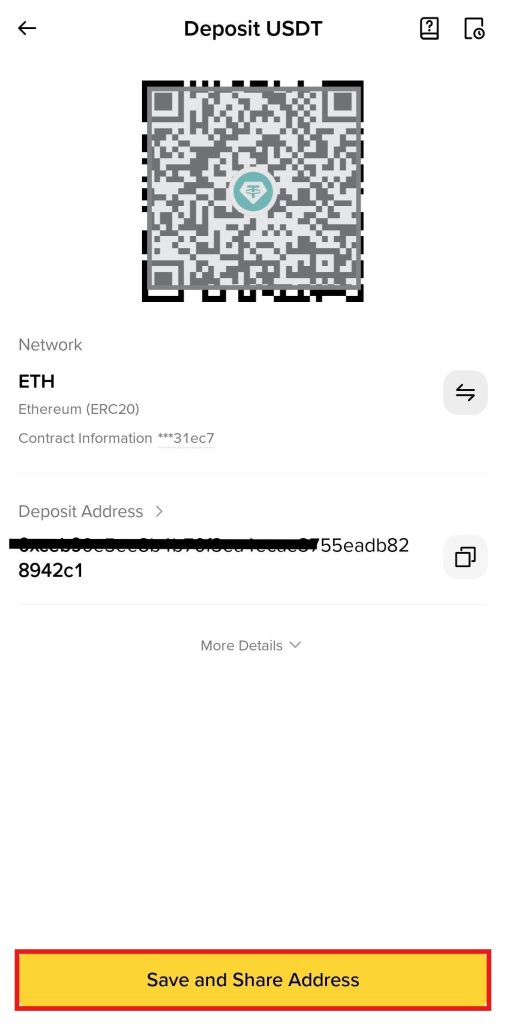 Binance App Fiat deposit Tutorial: Confirm Deposit address